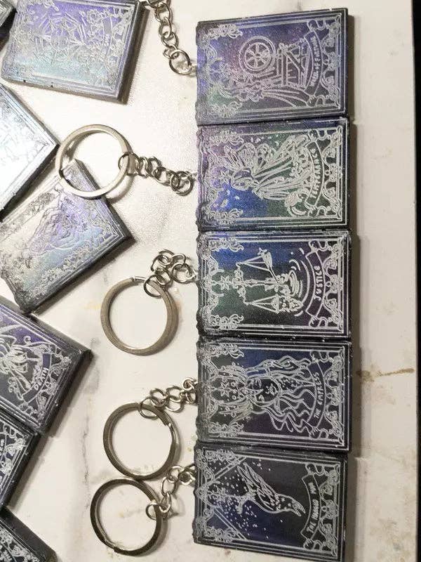 NerdyNixies LLC - Wholesale Keychain - Unisex - Tarot Card keychains1