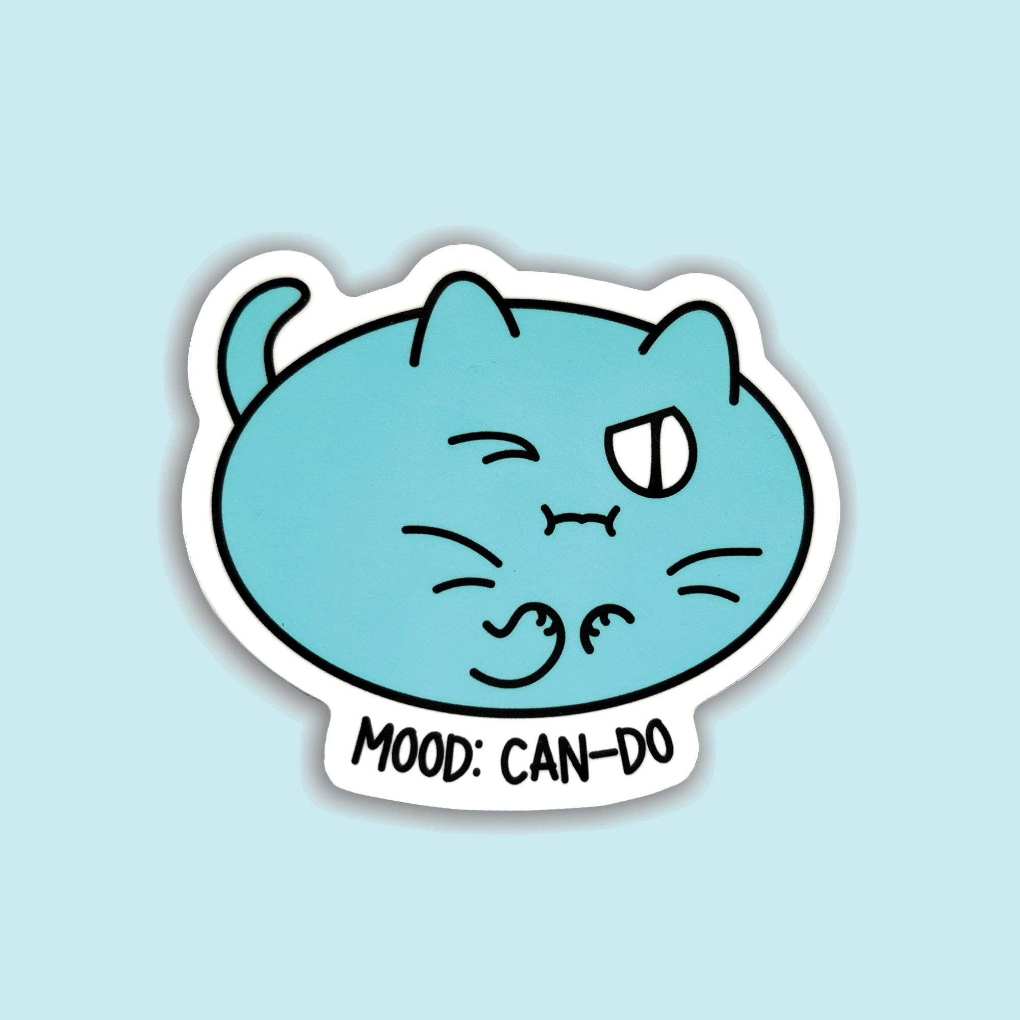 Moodicats - Wholesale Sticker - Can-Do Cat Mood Sticker0