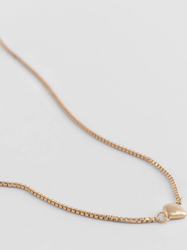 18K Gold Coated Mini Organic Pendant Necklace for wholesale by Buvy Jewellery