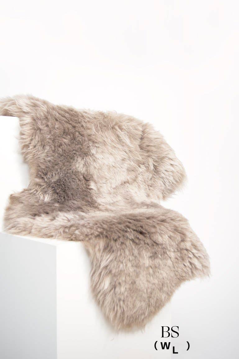 Black Sheep (White Light) - Wholesale Area Rug - Shorn Nude Icelandic Sheepskin Throw Rug6