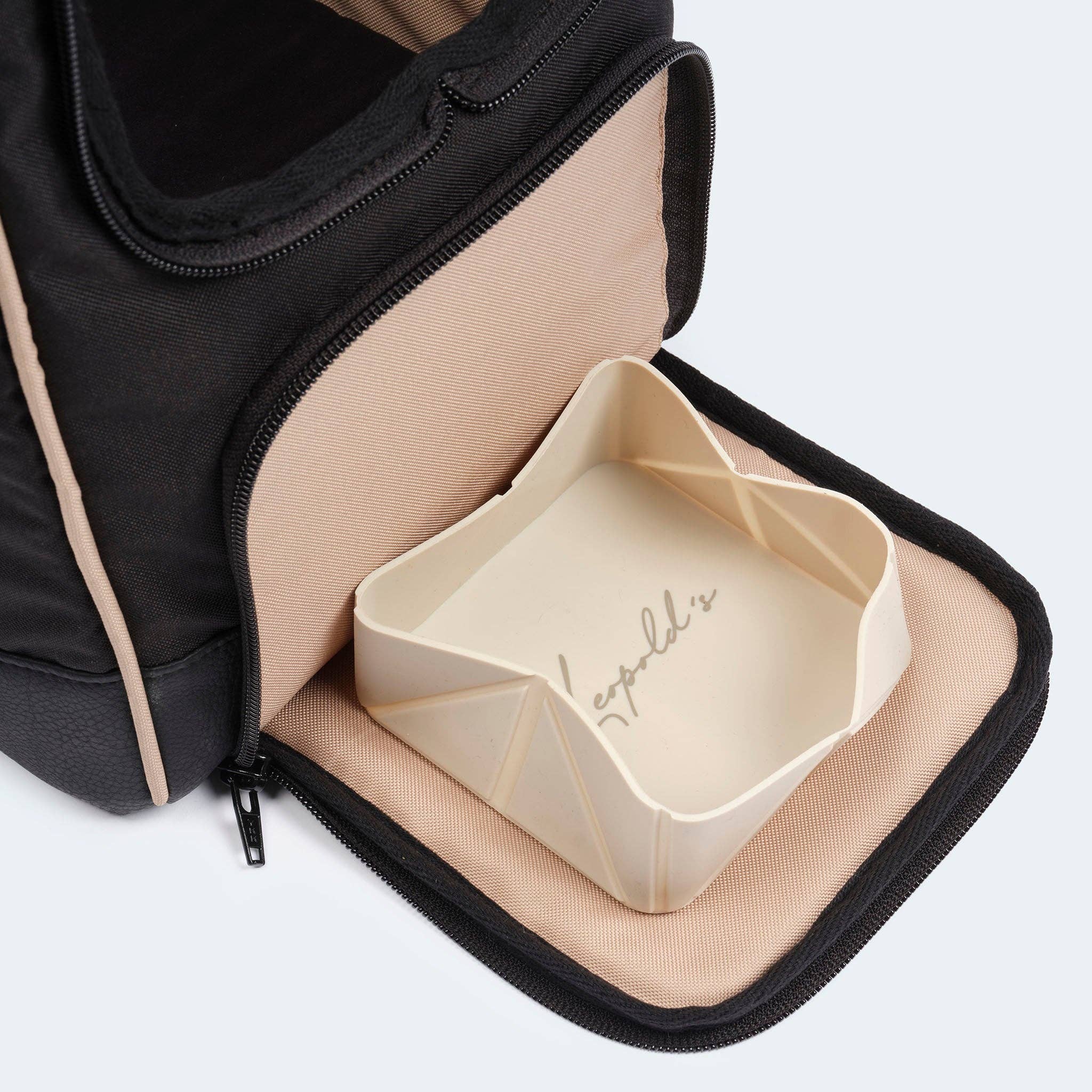 ​​Leopold's Finest for dogs - Vente Caisse de transport – chien - Sac de voyage pour teckels et petits chiens avec matelas orthopédique3