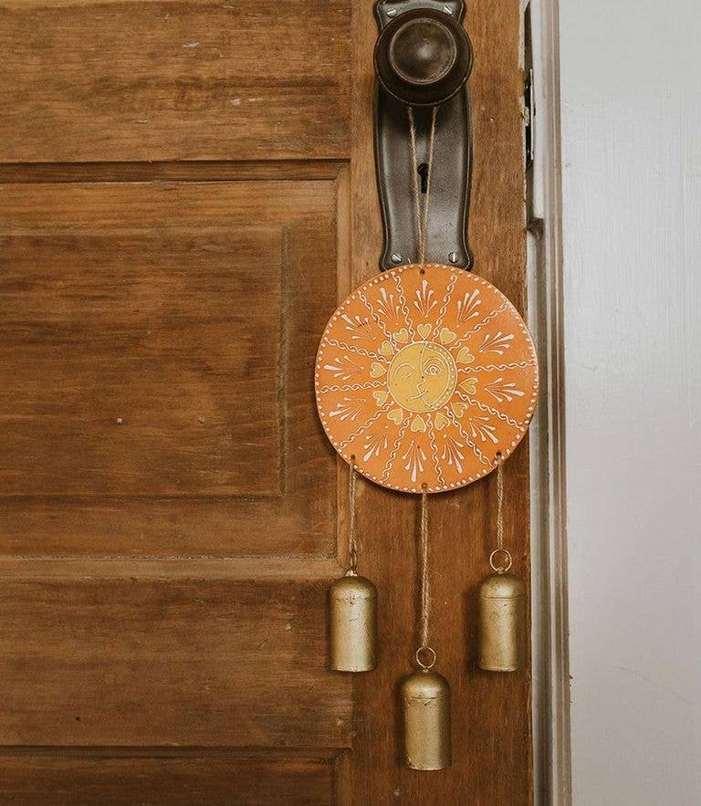 Matr Boomie Fair Trade - Wholesale Wind Chime - Henna Treasure Sun Bell Wind Chime-Hand Painted Patio Decor5
