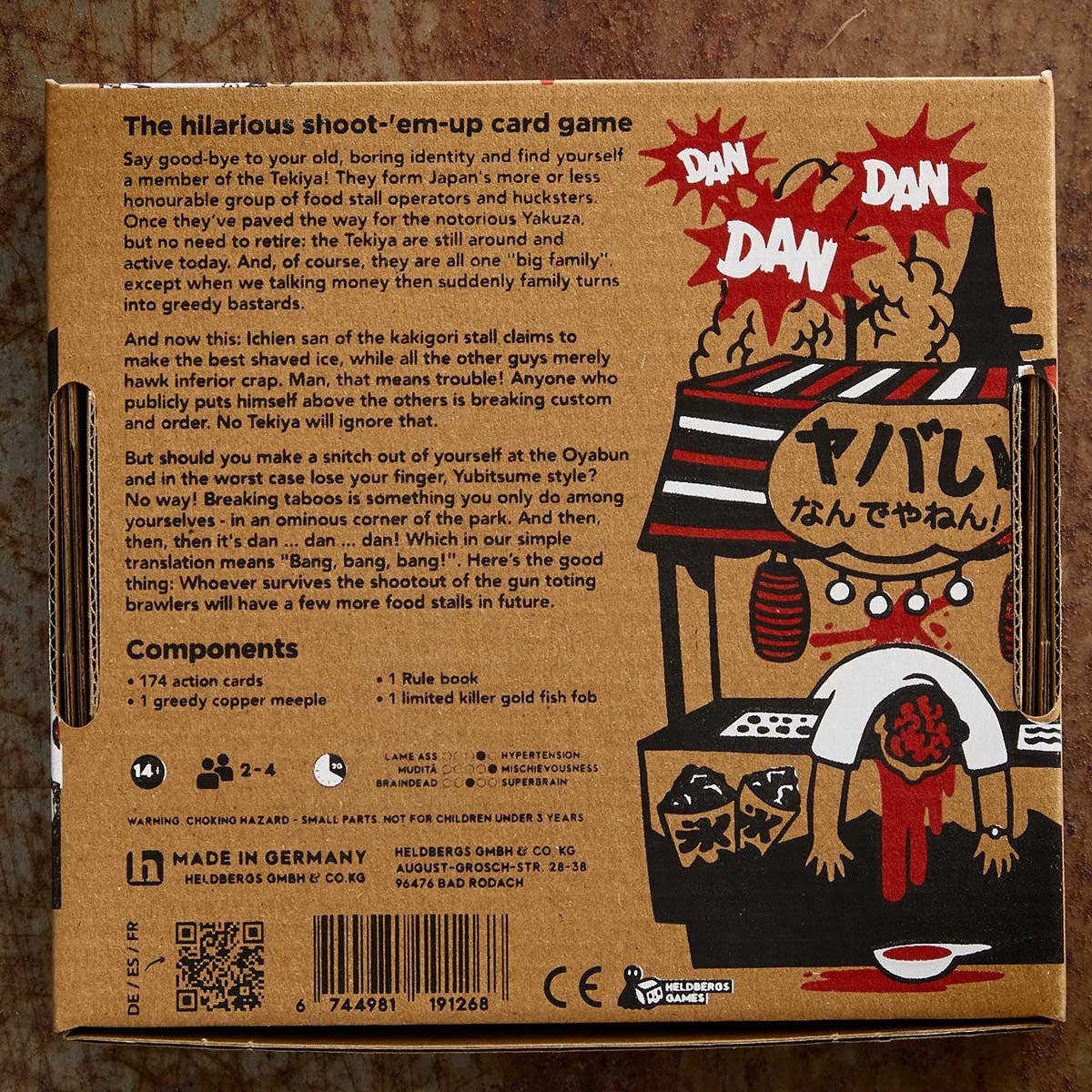 Heldbergs Games – Engroshandel Kortspil – kortreaktionsspil DAN DAN DAN – analog skydeleg8
