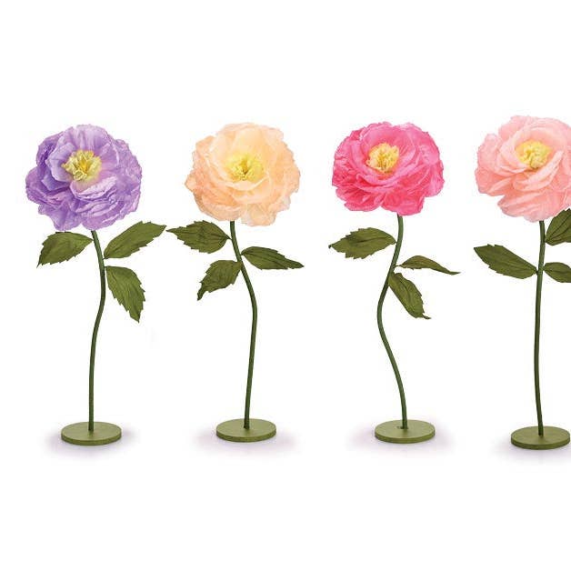Dunn Deals - Wholesale Artificial flowers - 46" - Set of 4 Giant Flowers with Stands0