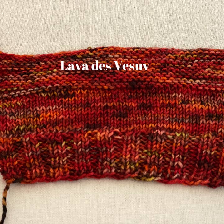 Die Wollwichtel - Vendita all'ingrosso Lana - Filato lana 100 g colorazione «lava del Vesuvio» per maglia e uncinetto3