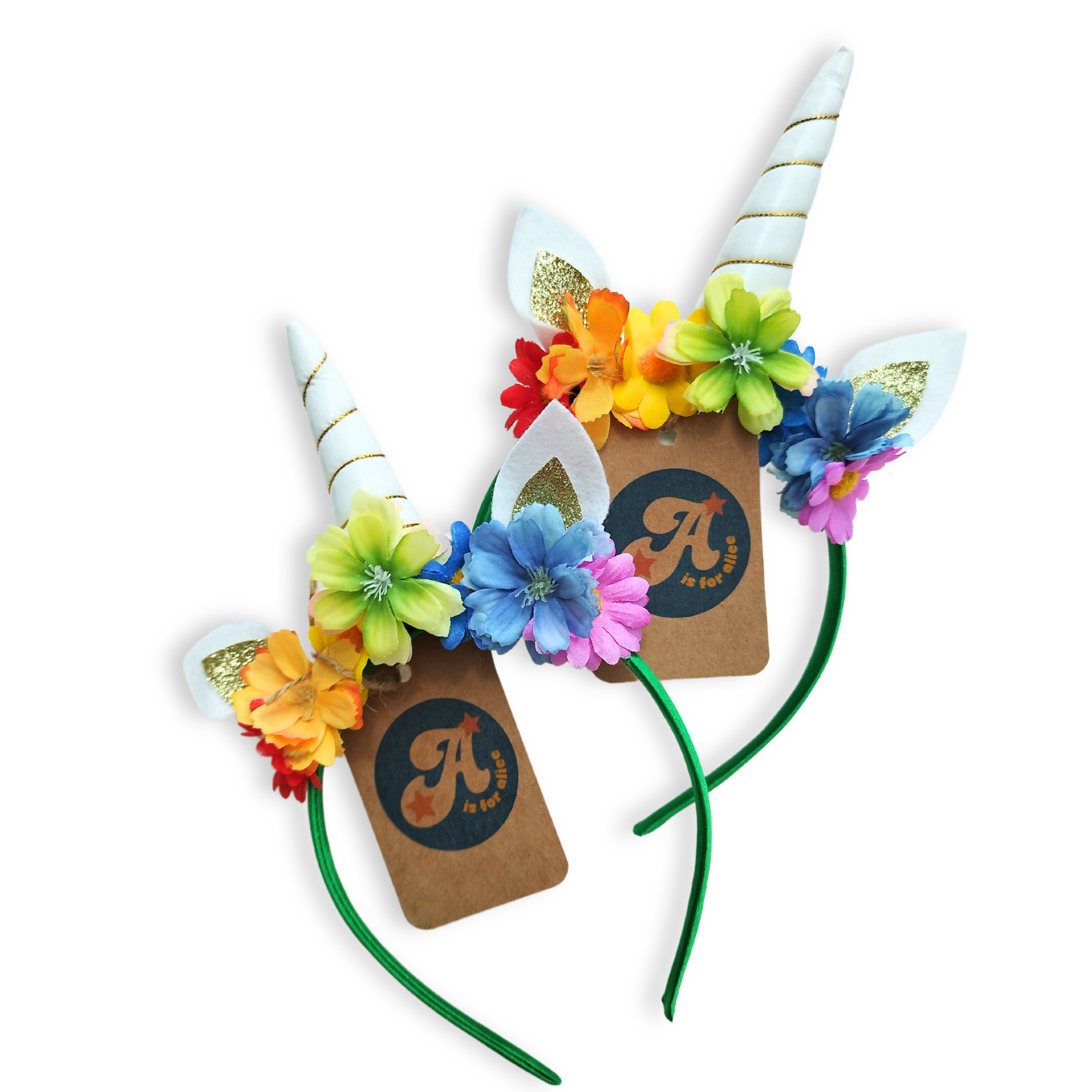 A is for Alice Costumes - Wholesale Fashion Headband - Kids - Rainbow Unicorn Headband2