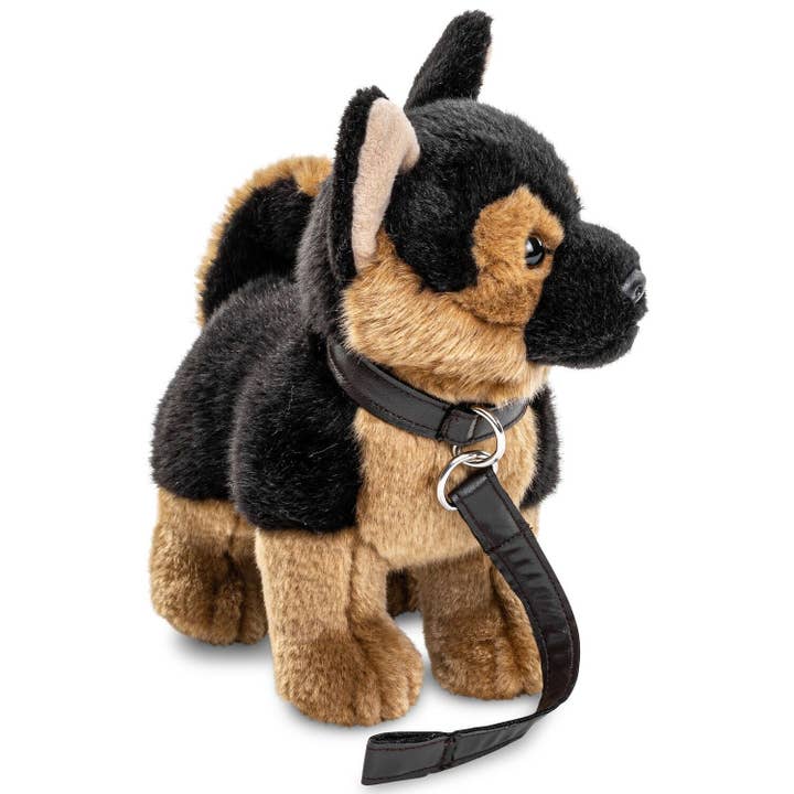 Uni Toys - Wholesale Stuffed/Plush Toy - Kids & Baby - German Shepherd puppy (with leash) cuddly/plush toy