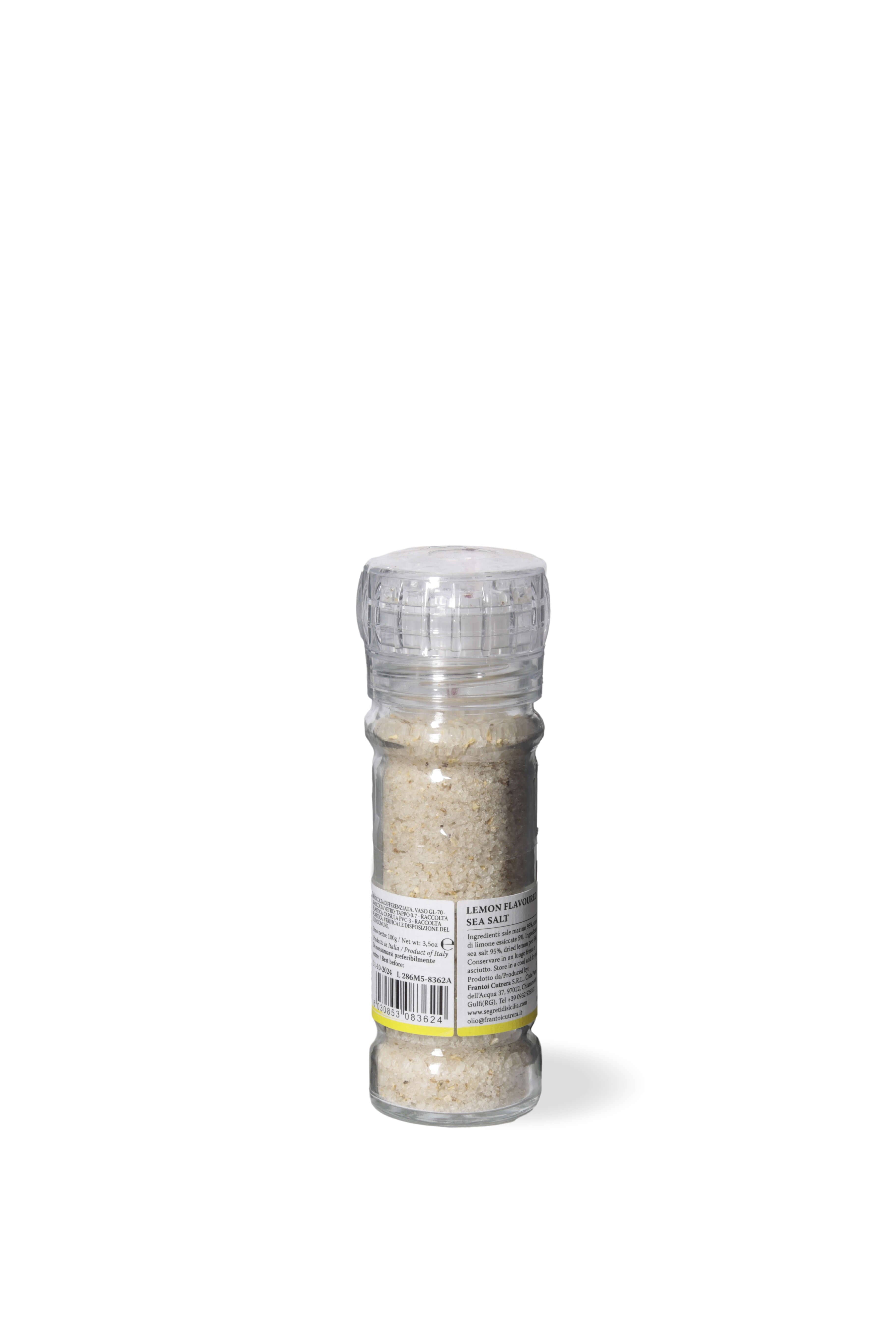 Frantoi Cutrera - Wholesale Salt - Sicilian Sea Salt with Lemon in Grinder3