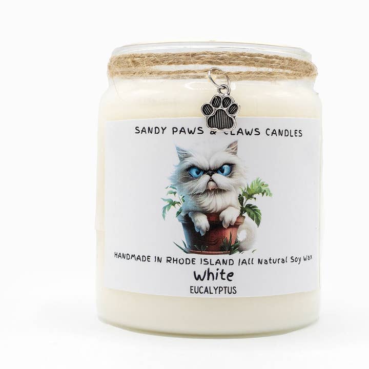Sandy Paws Candles - Wholesale Jar/Filled Candle - Quirky Cat Collection - Soy Wax Candles - paraffin-free14