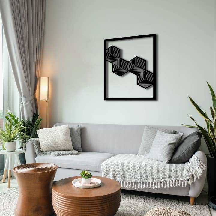 Zig by Jacques | Metal Wall Frame for wholesale by Boarding Wall