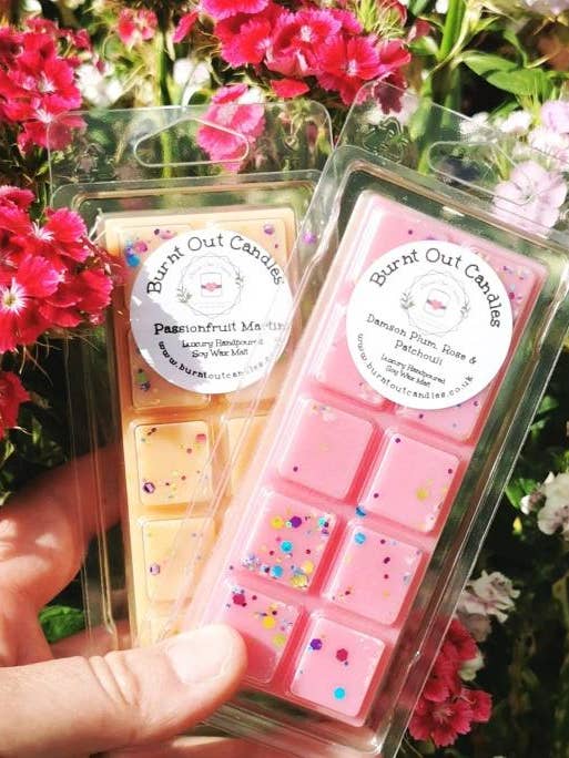 Clamshell Wax Melt Snapbars for wholesale by Burnt Out Candles