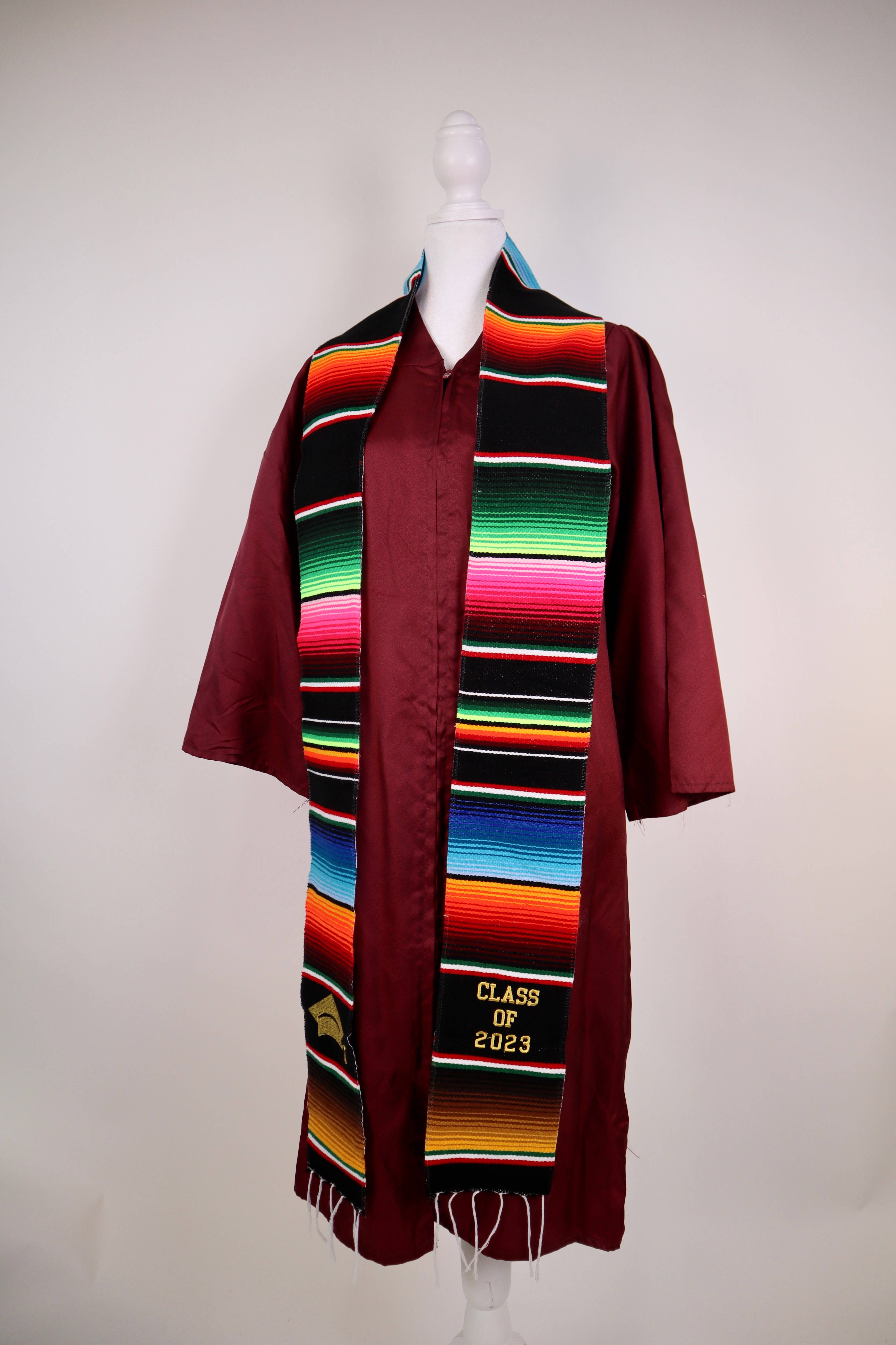 Chasing Camilla - Wholesale Scarf - Unisex - Zarape Graduation Stole6