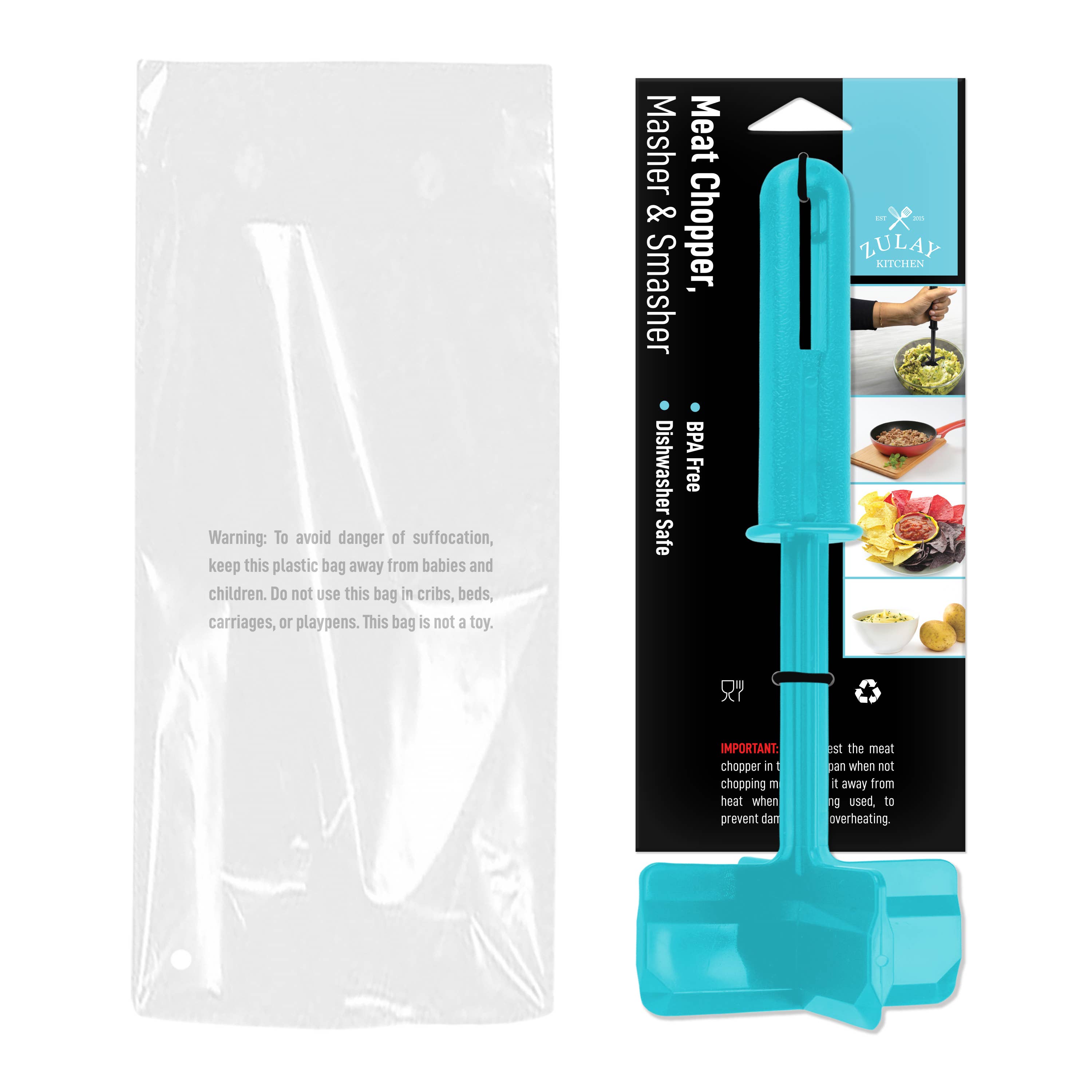 Zulay Kitchen - Wholesale Kitchen Tool/Gadget - Meat Chopper For Ground Beef And Ground Beef Smasher20