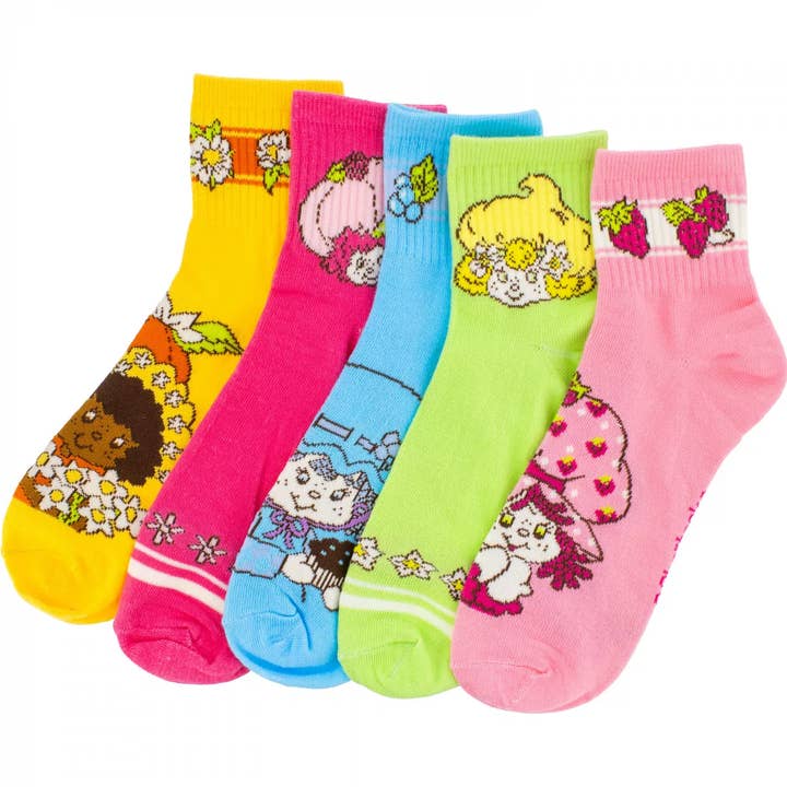 Erdbeerkuchen 6er-Pack Knöchelsocken für den Großhandel von HYP