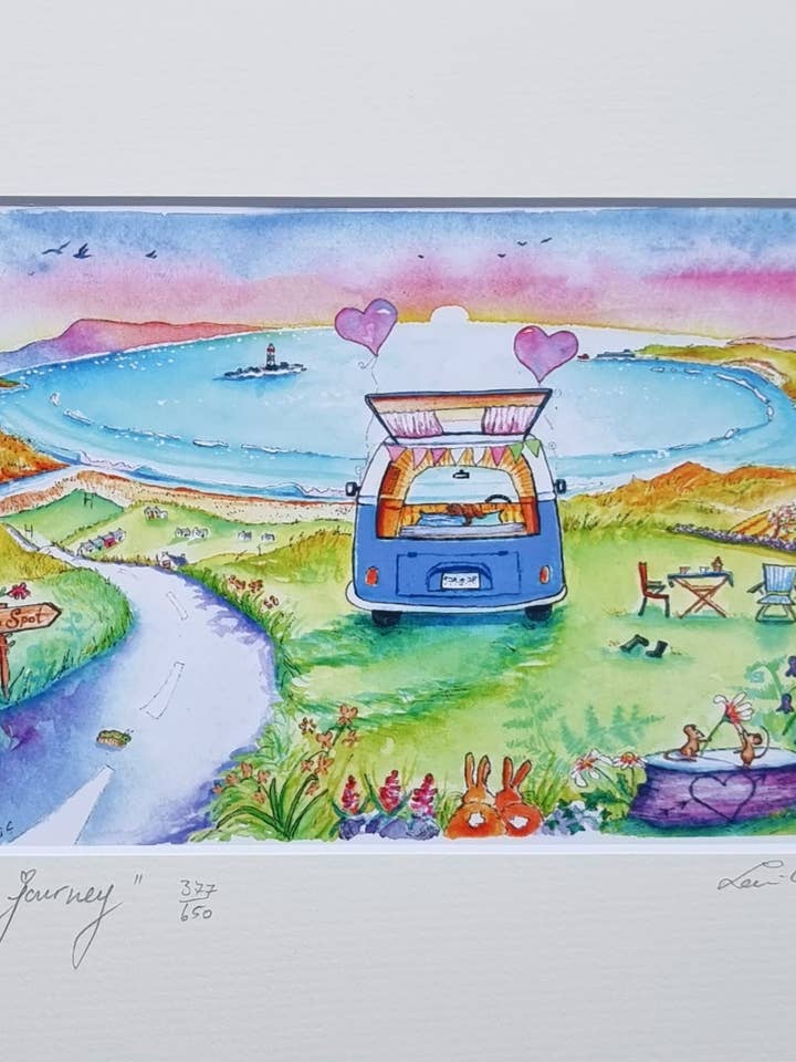 ”en ny resa”
Tryckt i begränsad upplaga
Oinramad för wholesale av Lani Gregory - Art