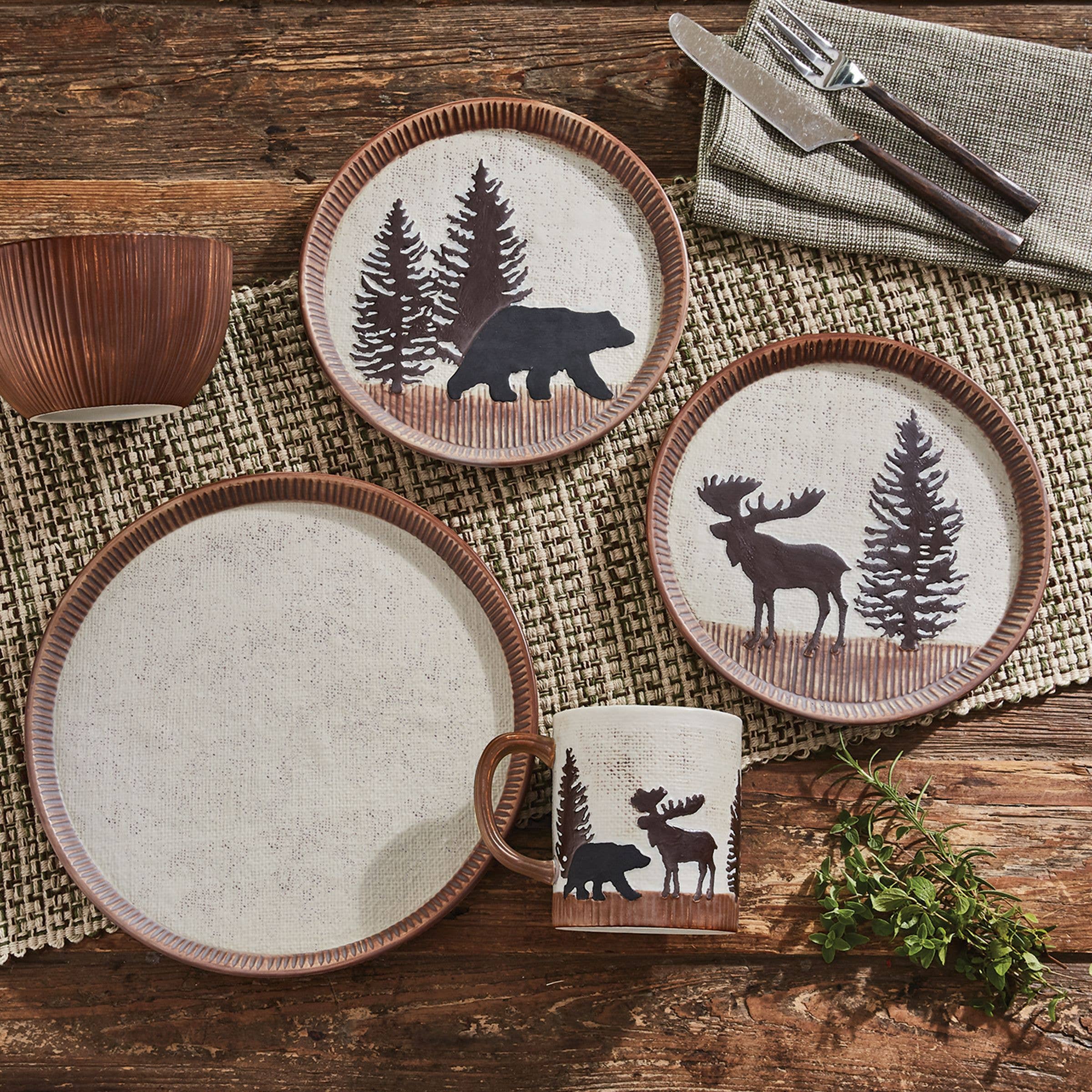 Park Designs - Wholesale Salad Plate - Wilderness Trail Moose Salad Plate1