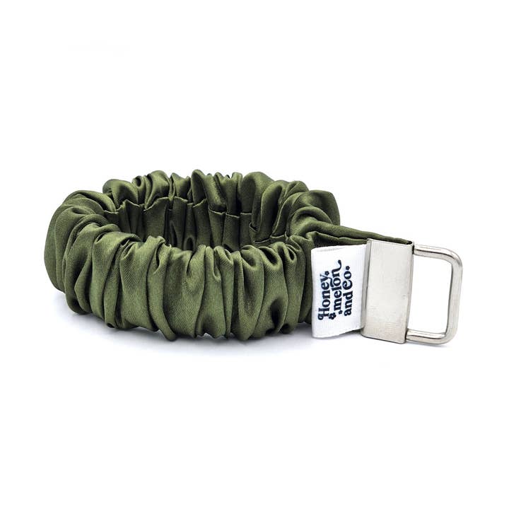 Olive Scrunchie Keyfob for wholesale by Honeymelon and Co