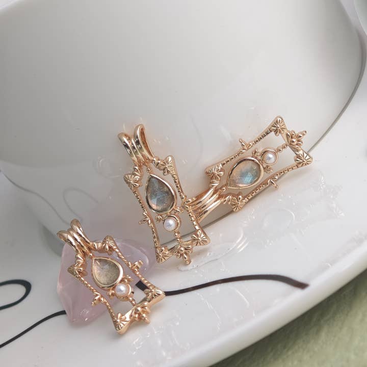 Gioiellin - S925 Silver Jewelry - Wholesale Pendant/charm necklace - S925 Sterling Silver Labradorite Freshwater Pearl Necklace3