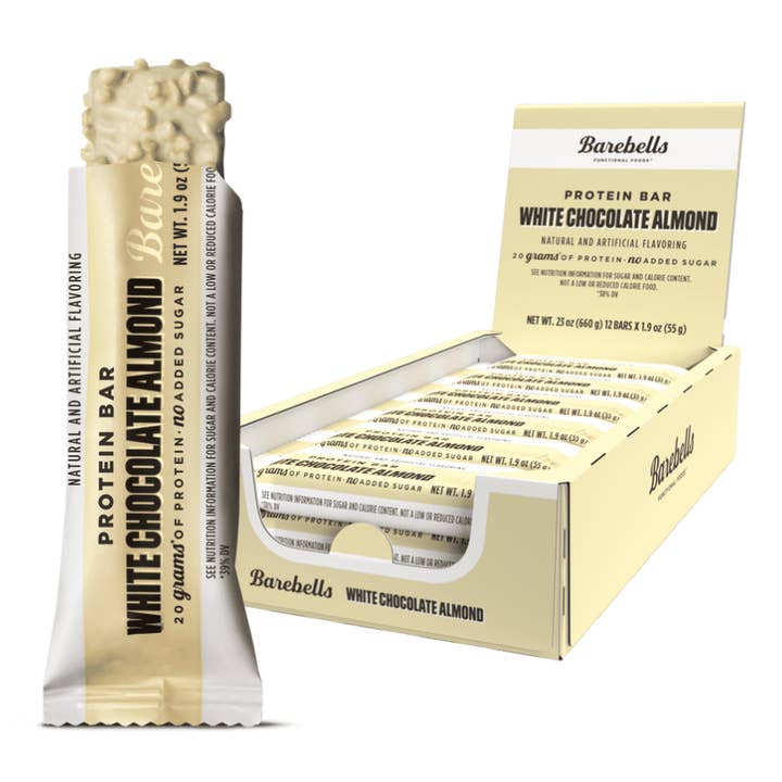 L&F Universal Goods - Wholesale Snack bar - Barebells White Chocolate Almond Protein Bars 12 Pk