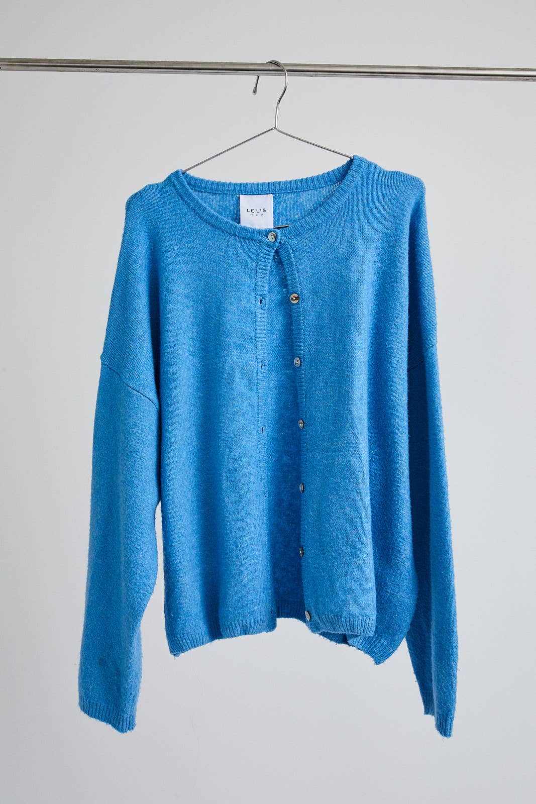 LE LIS - Wholesale Cardigan - Women's - LONG SLEEVE CREW NECK SWEATER CARDIGAN12