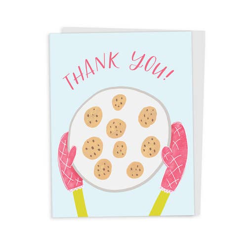Happy Tines Design Co. - Wholesale Thank You Card - Greeting Card: Thank You Cookies, Hostess, Bakery2