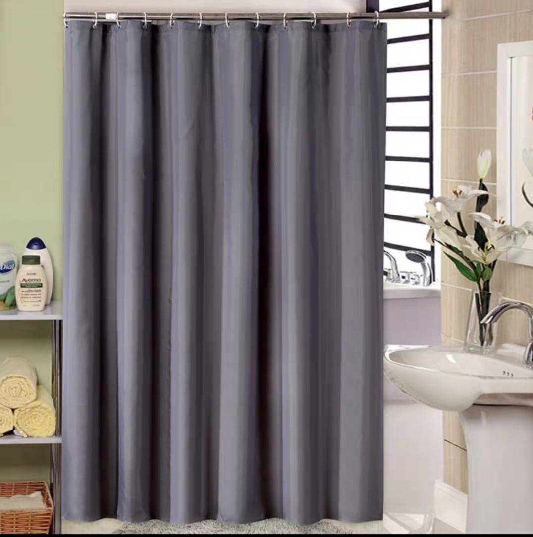 Super Bazaar - Wholesale Shower Curtain - Waterproof Shower Curtain - With 12 Rings - Polyester 2