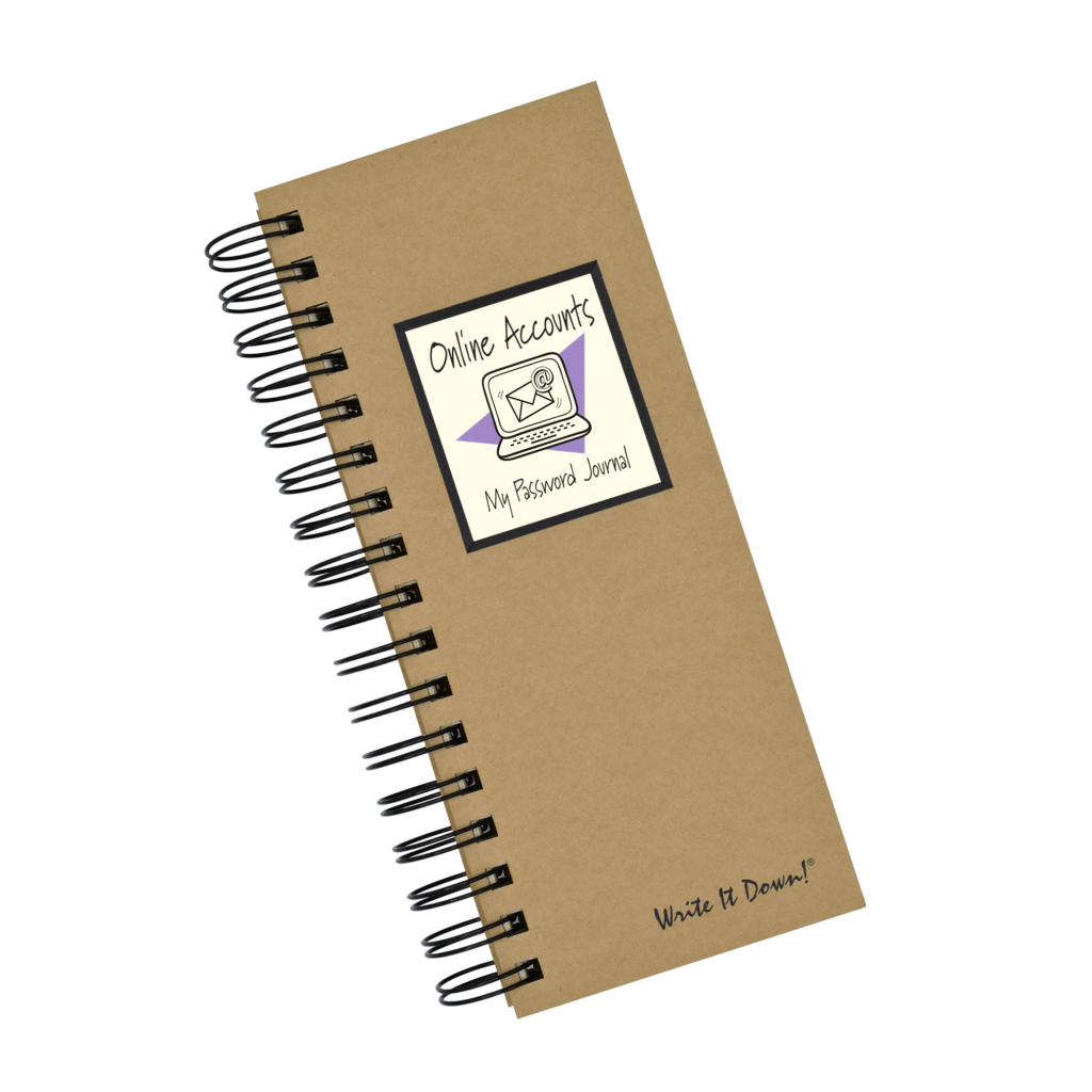 Journals Unlimited - Wholesale Journal/Diary - Password Journal - Mid (Kraft)1