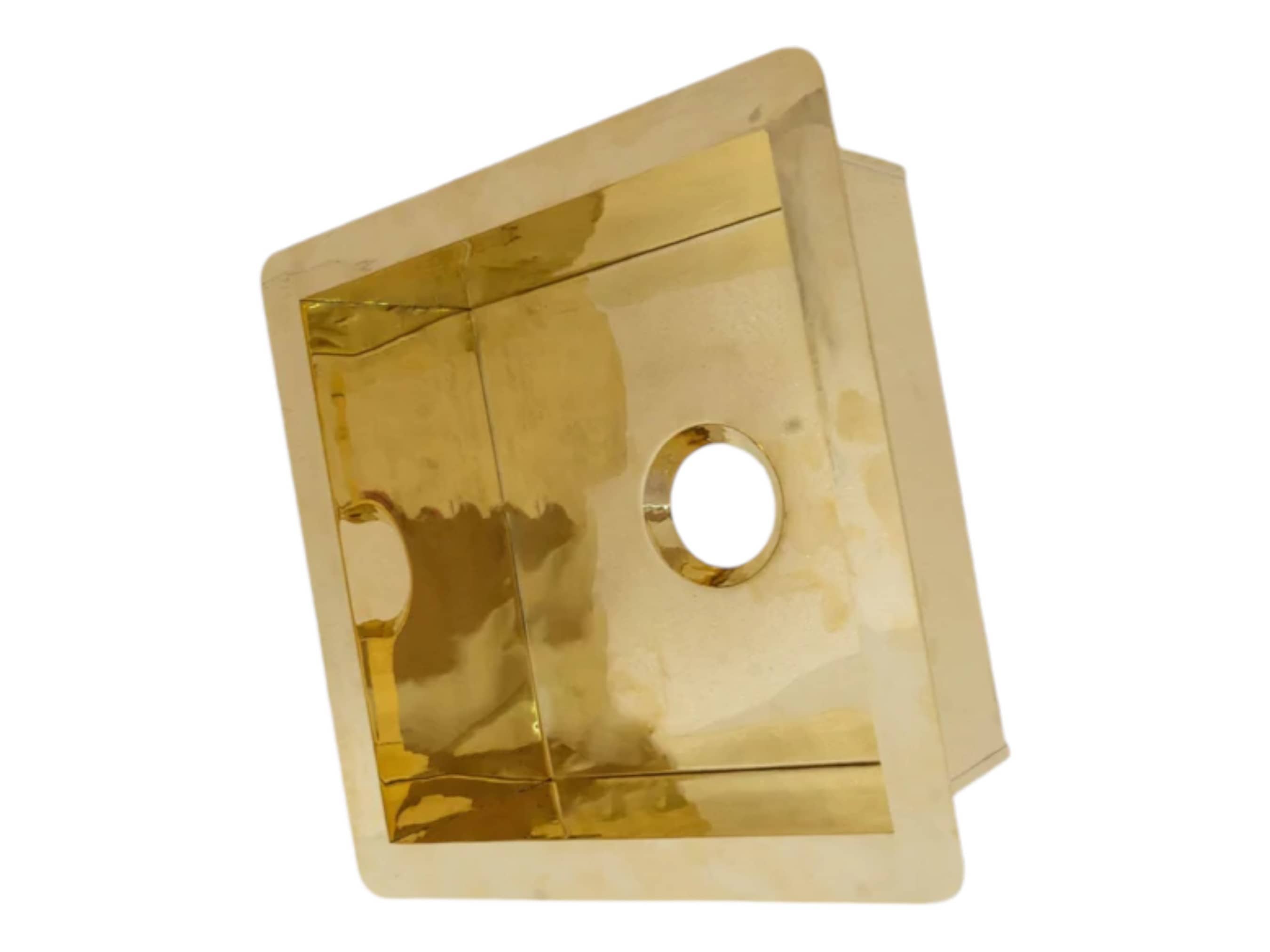 Moroccantastics - Wholesale Sink Strainer/Stopper - Kitchen Island Solid Brass Sink – Undermount Brass Sink, Outdoor Bar Sink1