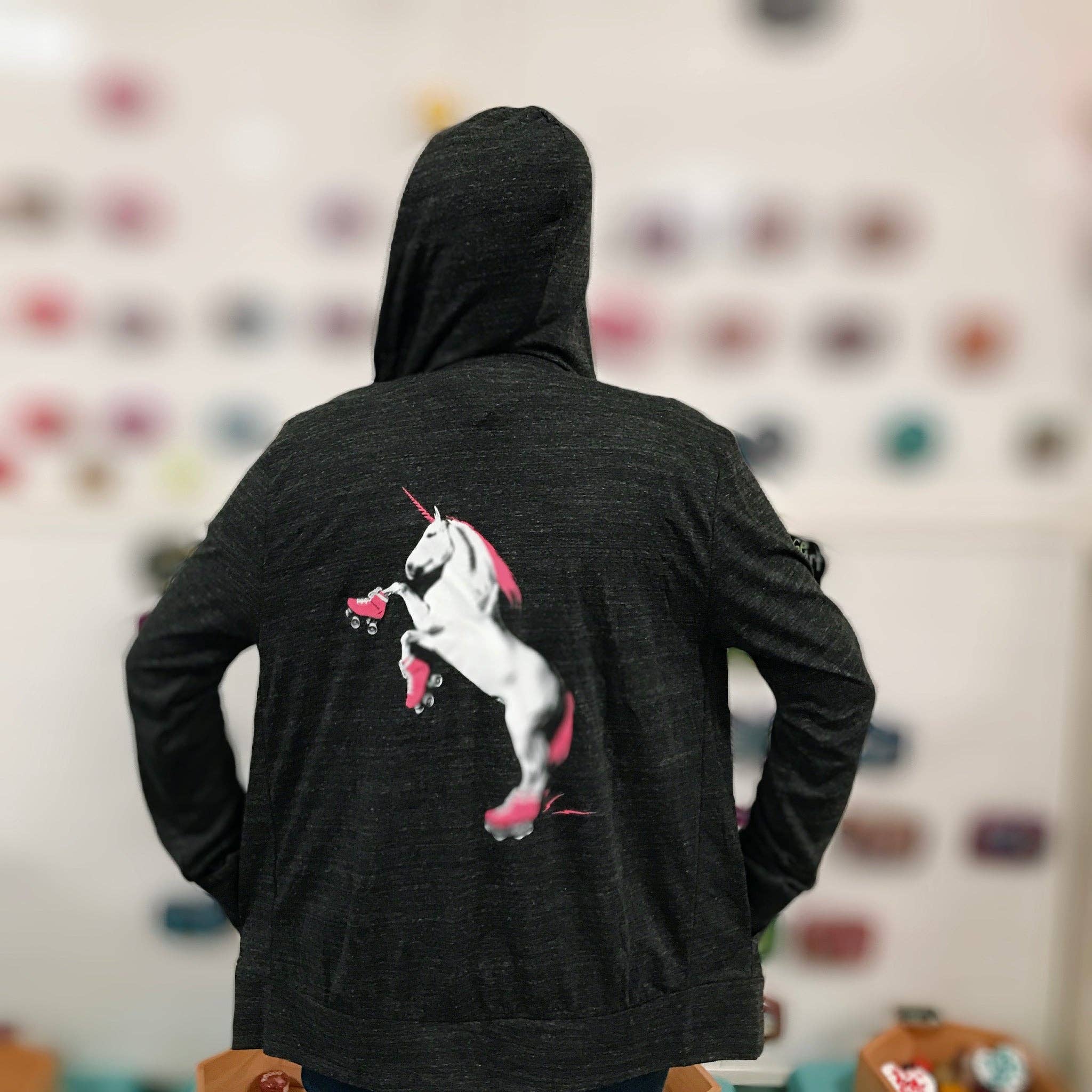Ugly Baby - Wholesale Hoodie - Unisex - Hoodie - Roller Skating Unicorn2
