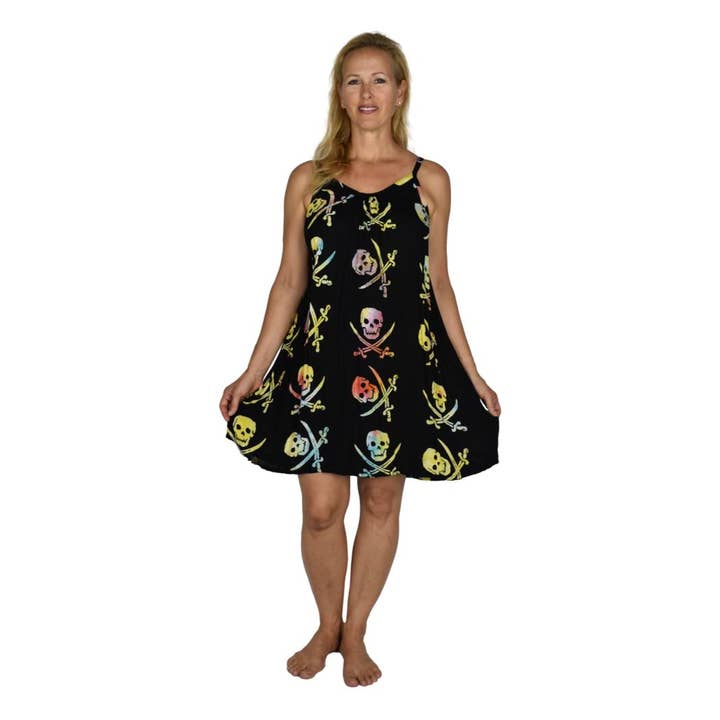 Bali Dress | Short | One Size Fits Many | Pirate Life Mix for wholesale by Island Style Clothing Co by Akamai Distribution Ltd