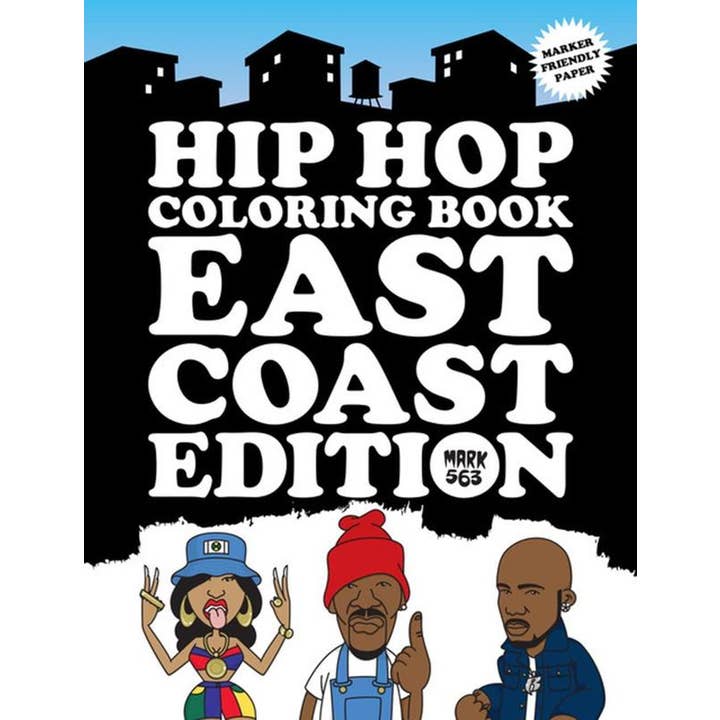 Livre de coloriage Hip Hop : Édition Côte Est pour la vente par Microcosm Publishing & Distribution