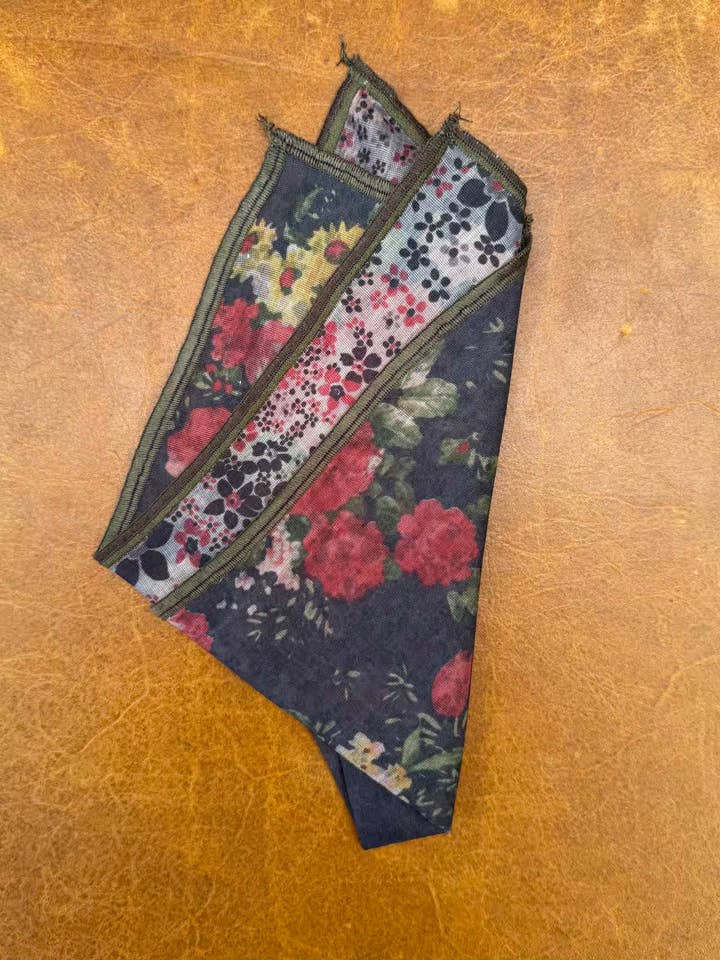 Tokyo Blossoms Pocket Square for wholesale by Late Sunday Afternoon