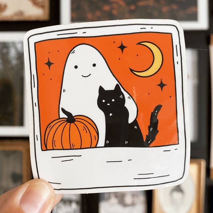 Little Friends Clear Sticker for wholesale by Little Spooky Studio