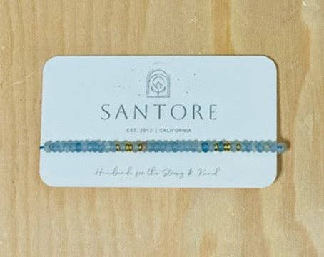 Santore Jewelry Company - Wholesale Beaded Bracelet - Linea Beaded Stretch Bracelet - Ships Carded43
