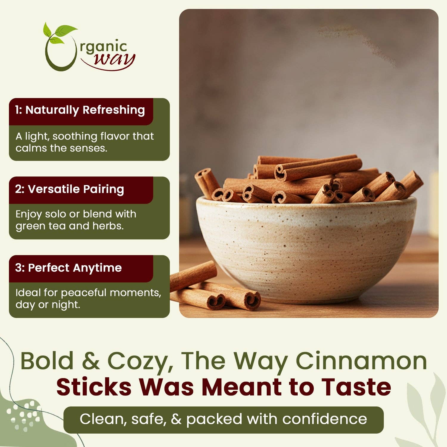 Organic Way LLC - Wholesale Herbs - True Ceylon Cinnamon Sticks (Cinnamomum Verum) - Kosher Certified | Raw, Vegan, Non GMO & Gluten Free | USDA Certified | Origin - Sri Lanka2