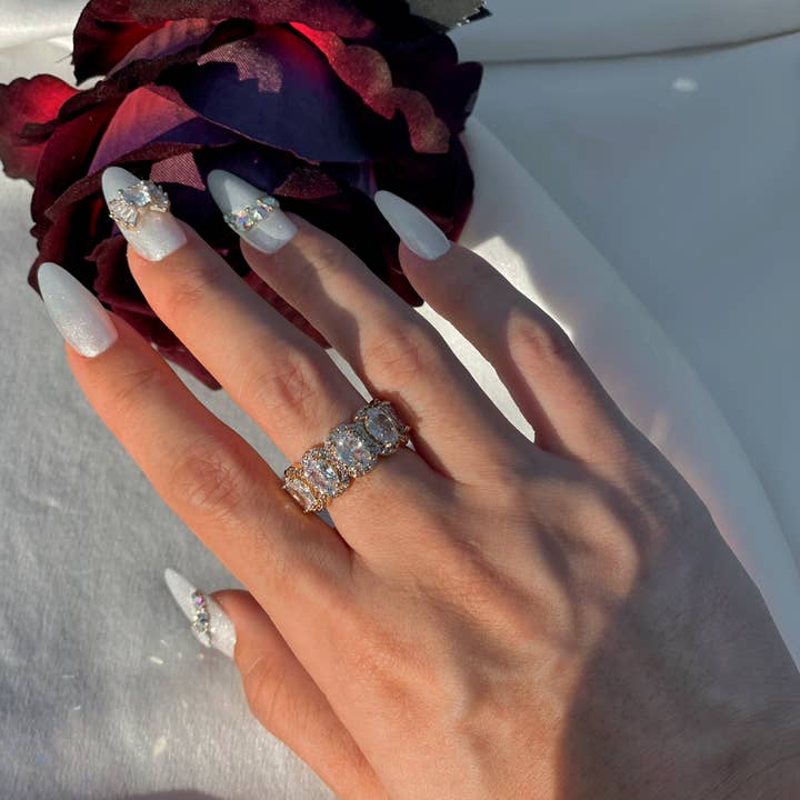 HEYMAEVE – Anel multi-pedra por atacado – Anel de herdeira4