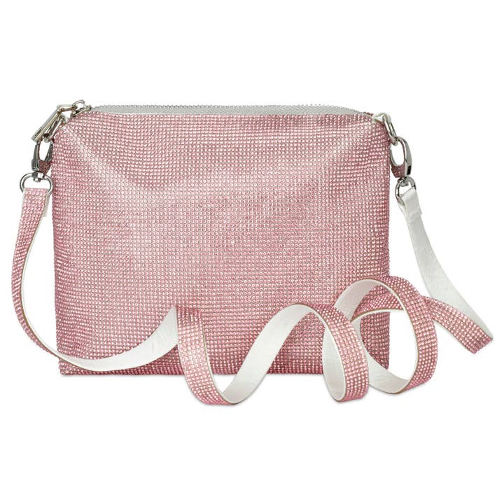 Iscream - Wholesale Crossbody Bag - Kids - ROSE CRYSTAL CROSS BODY BAG