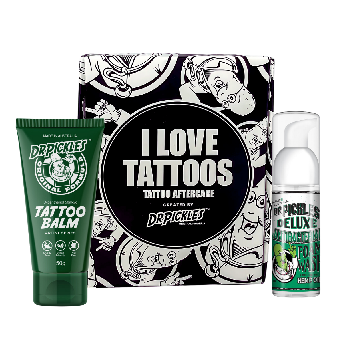 Dr Pickles – wholesale Tattoo ointment/care – Dr Pickles Wash Heal Pack3