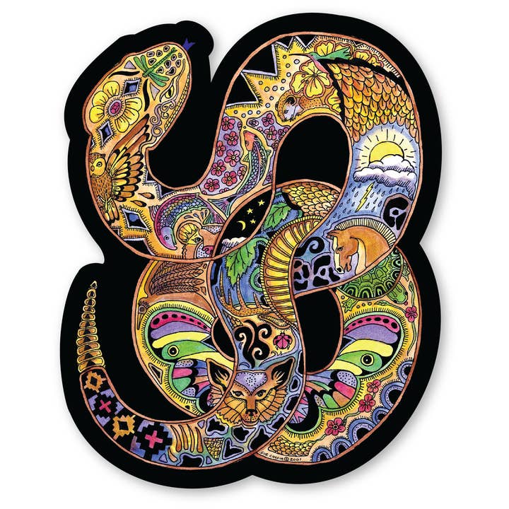 Coaster - Earth Art Snake for wholesale by Morris Magnets