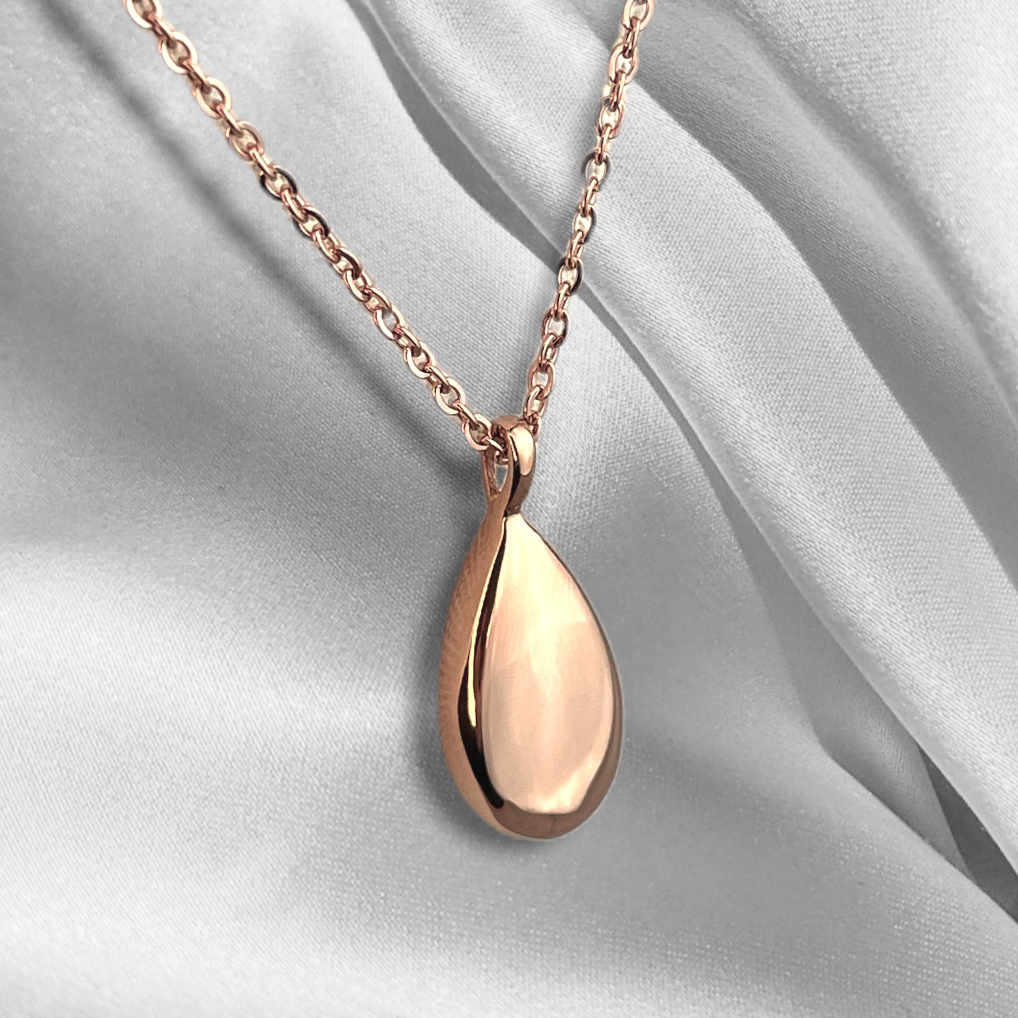 MadamLili - Wholesale Pendant/Charm Necklace - Urn ash cremation rose gold stainless steel necklace11