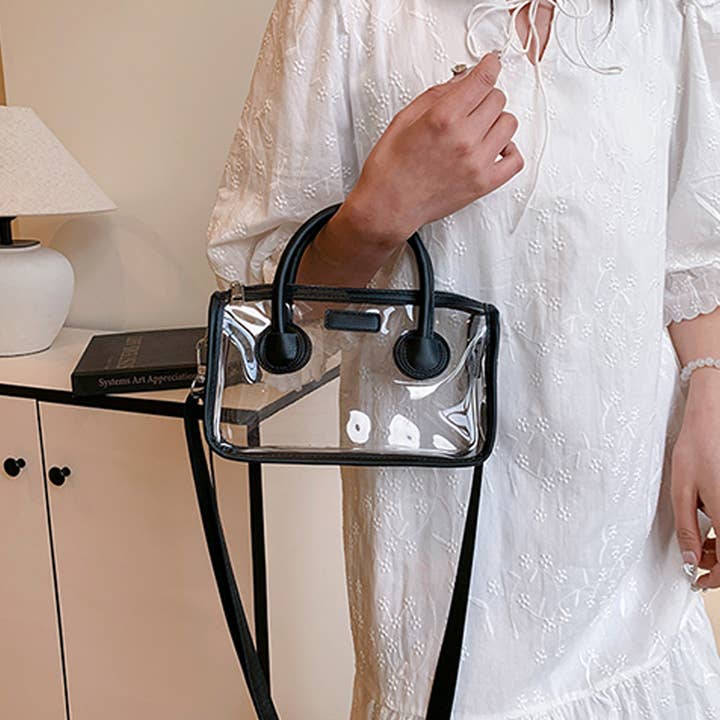 UNISHE – wholesale Crossbody bag – Women's – Fashionable PVC Transparent Crossbody Handbag ZK32117