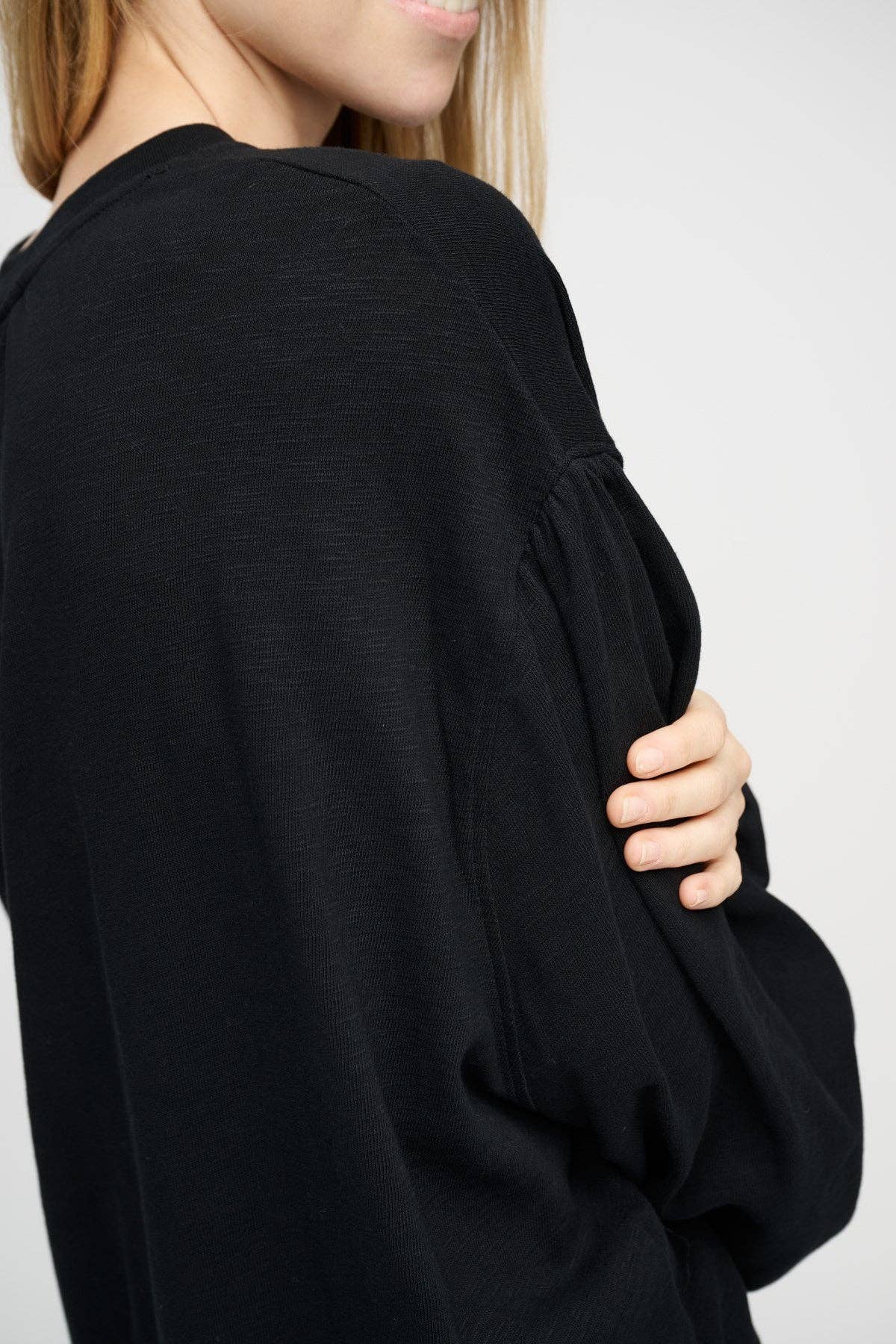 moshi moshi mind – Sweatshirt - Mulher por atacado – Moletom oversized preto Better Sweat5