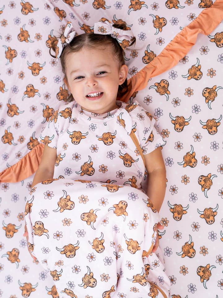 Dream Big Little Co. – wholesale Sleeping bag – Baby – EXCLUSIVE HIGHLAND CUTIE DREAM SLEEP SACK