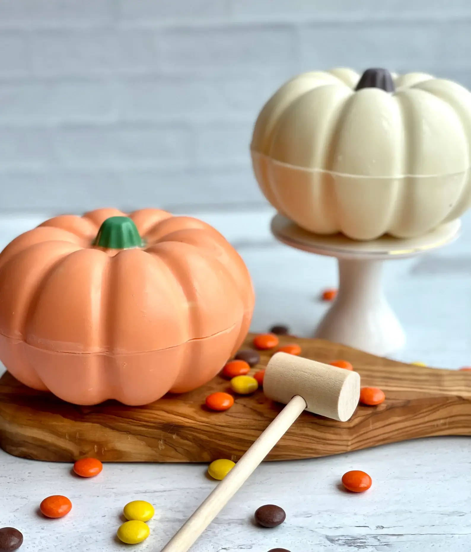 Chocolates Unlimited by Denise - Wholesale Chocolate Covered Sweets - Breakable Chocolate Smash Pumpkin1