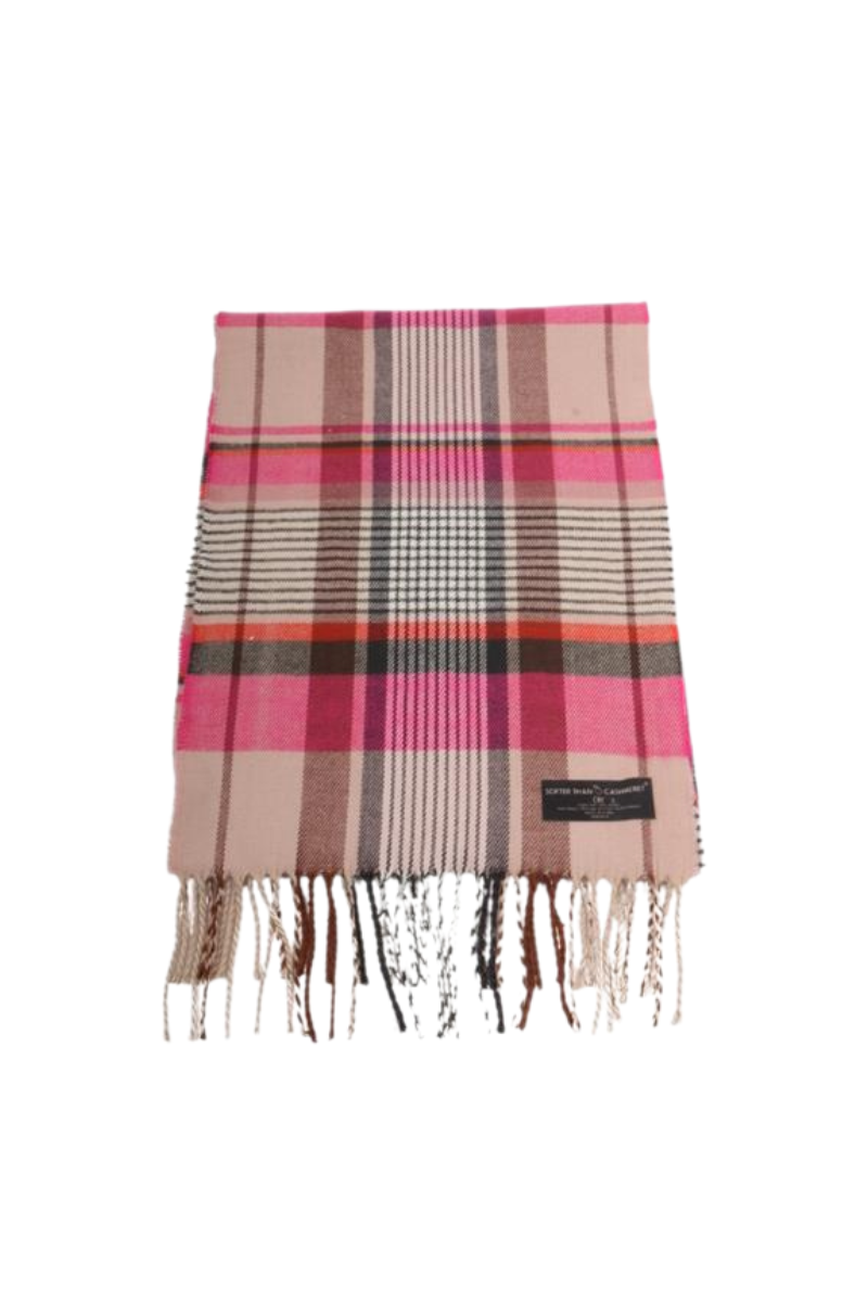 David And Young - Wholesale Scarf - Unisex - Softer than Cashmere PLAID BUFF Vegan Cashmere Touch Scarves5