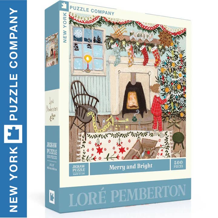 Merry and Bright 500pc Jigsaw | NPZLP2327 for wholesale by Hobby-lines