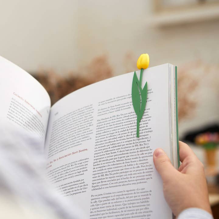Balvi - Wholesale Bookmark - Bookmark, Tulip, yellow, Nylon/PVC2