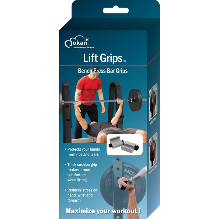 Poignées de barre de développé couché LIFT GRIPS™ pour la vente par Jokari