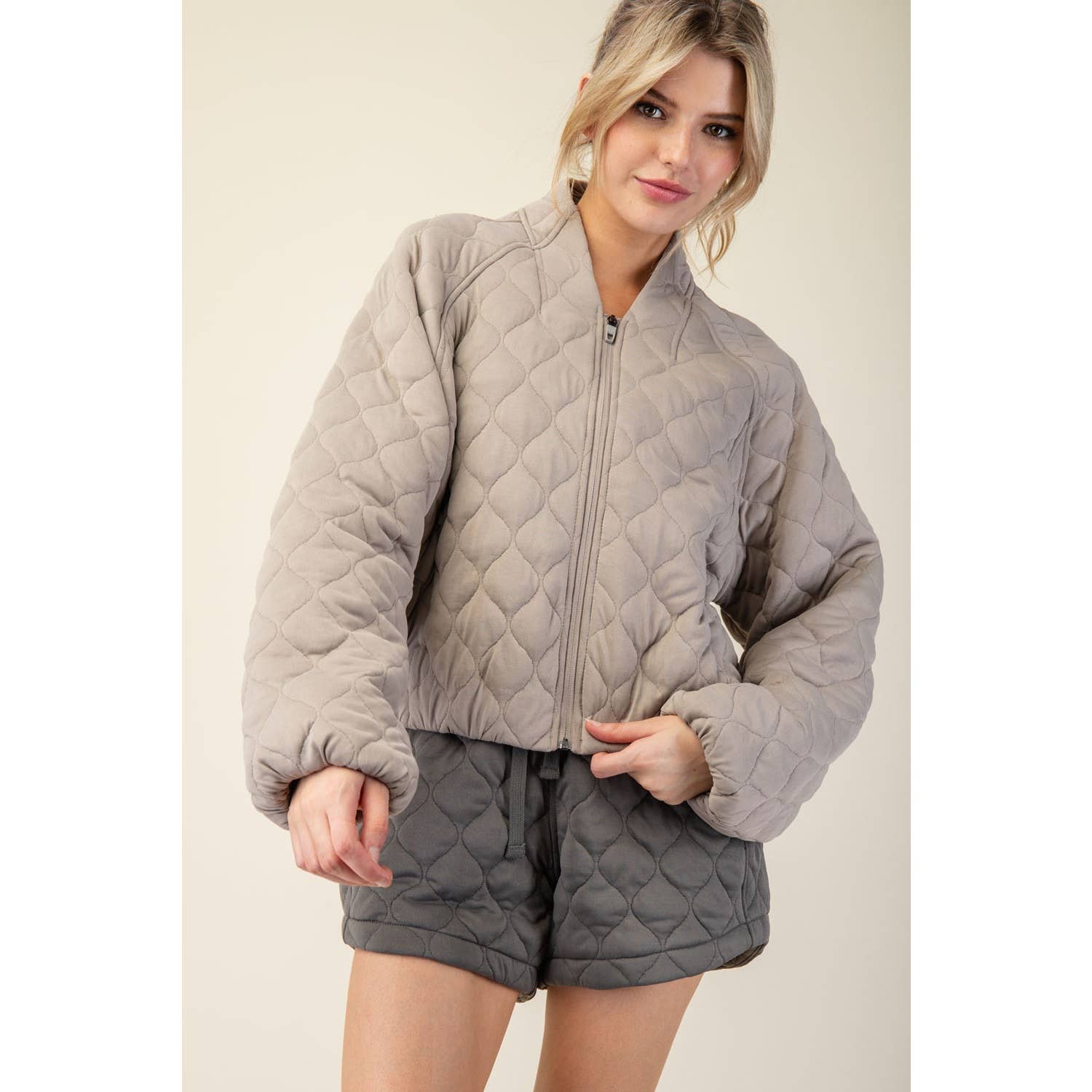Rae Mode - Vente Veste de sport – femme - BLOUSON BOMBER MATELASSÉ23
