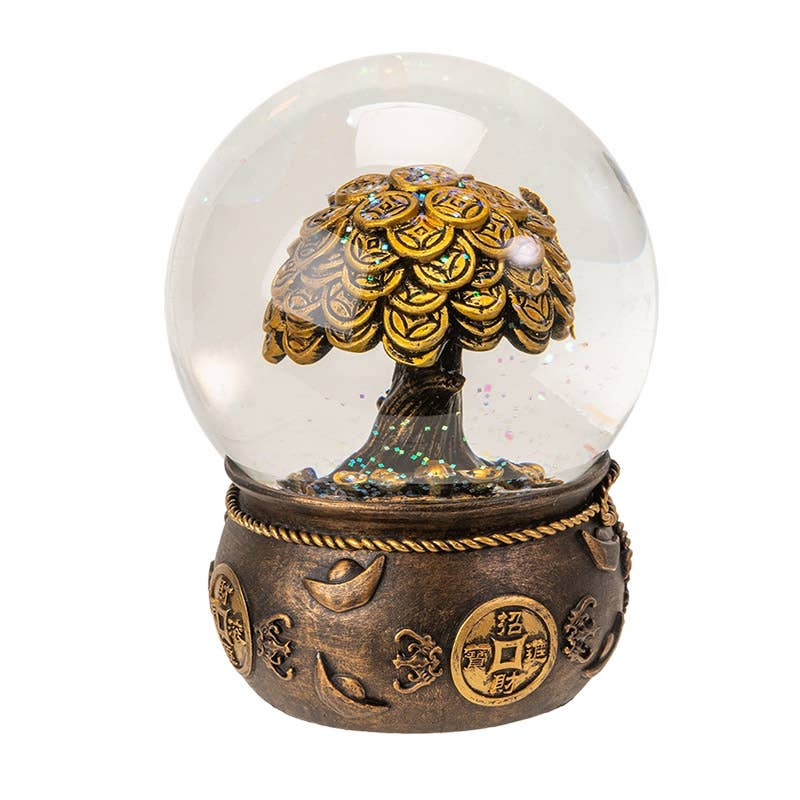 Pacific Trading - Wholesale Decorative Tabletop Object - Feng Shui Money Tree Water Globe7